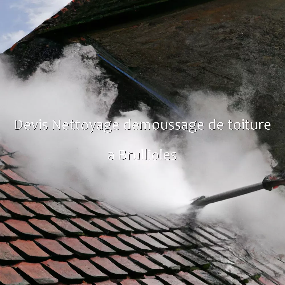 Devis Nettoyage demoussage de toiture a Brullioles