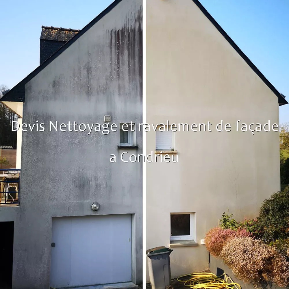 Devis Nettoyage et ravalement de façade a Condrieu