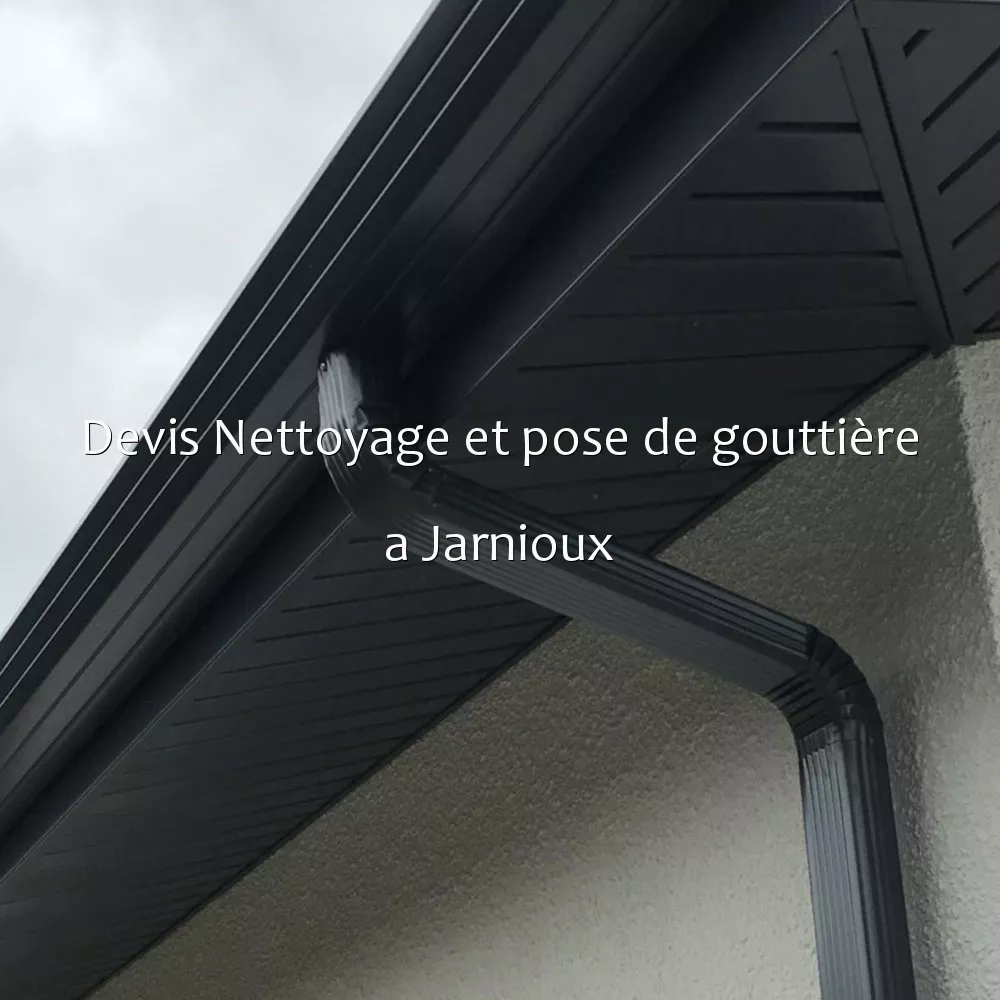 Devis Nettoyage et pose de gouttière a Jarnioux
