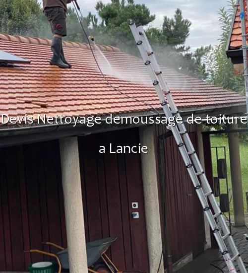 Devis Nettoyage demoussage de toiture a Lancie