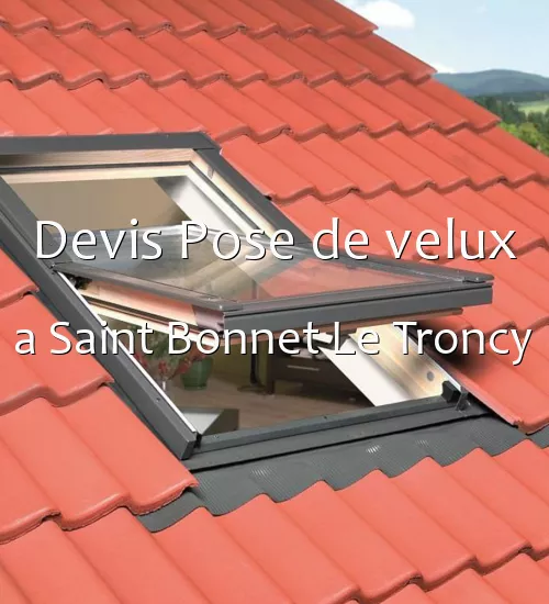 Devis Pose de velux a Saint Bonnet Le Troncy