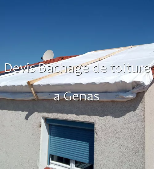 Devis Bachage de toiture a Genas