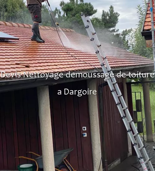 Devis Nettoyage demoussage de toiture a Dargoire