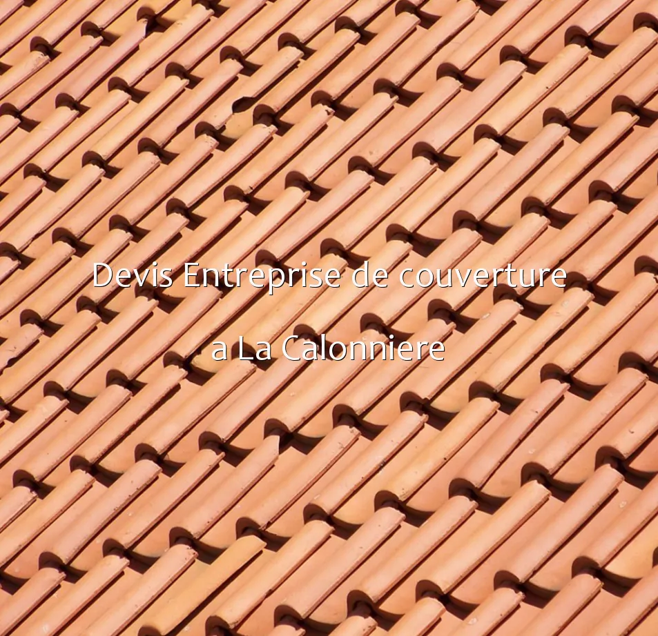 Devis Entreprise de couverture a La Calonniere