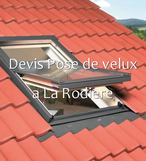 Devis Pose de velux a La Rodiere